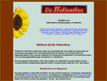 Tablet Screenshot of dehelianthus-haarlem.nl